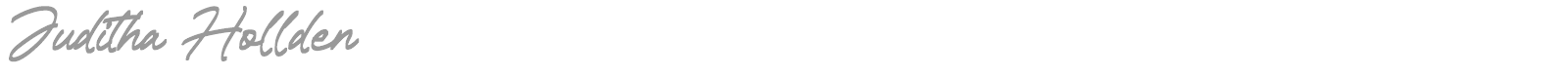 Juditha Hollden font preview